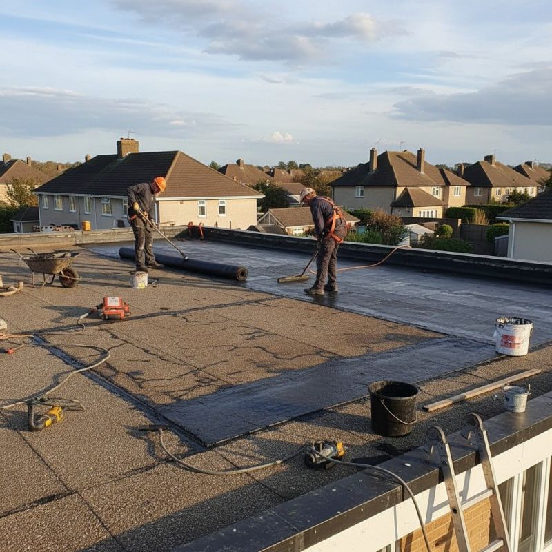 Asphalt Roof Leak Repair detail