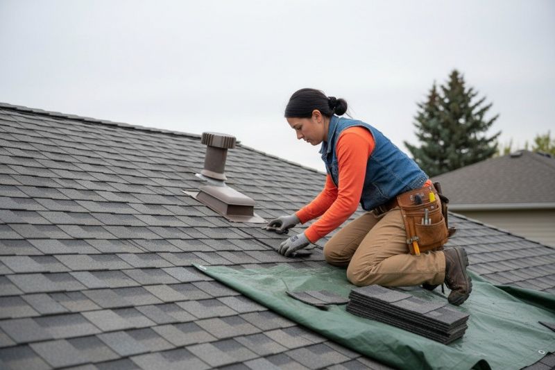 Asphalt Roof Repair detail