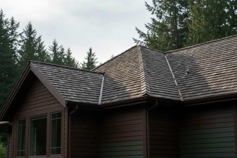 Cedar Shake Roof Construction detail