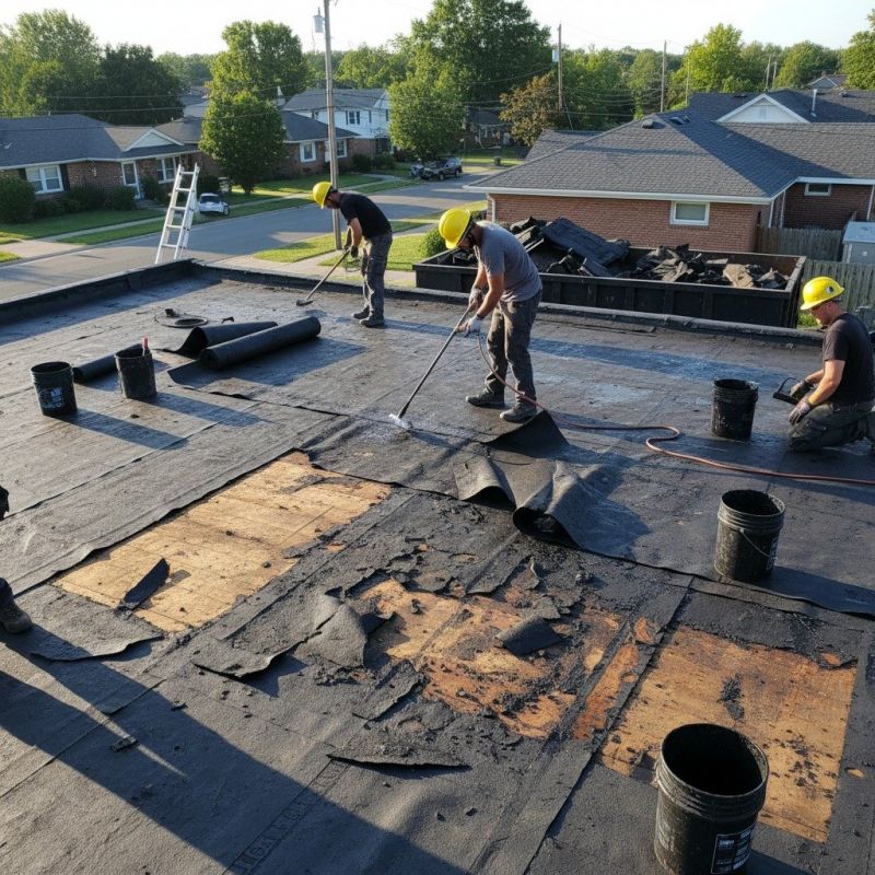 Damaged Roof Repair detail