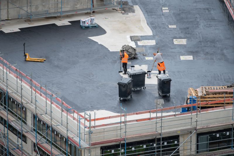 Flat Roof Waterproofing detail