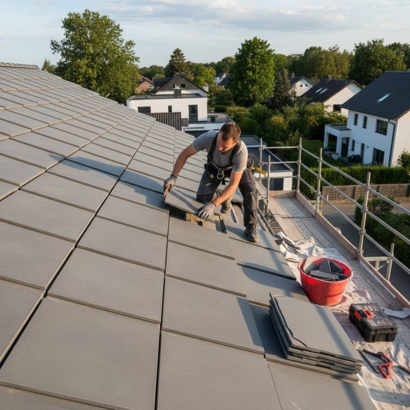 Gravel Roof Repair detail