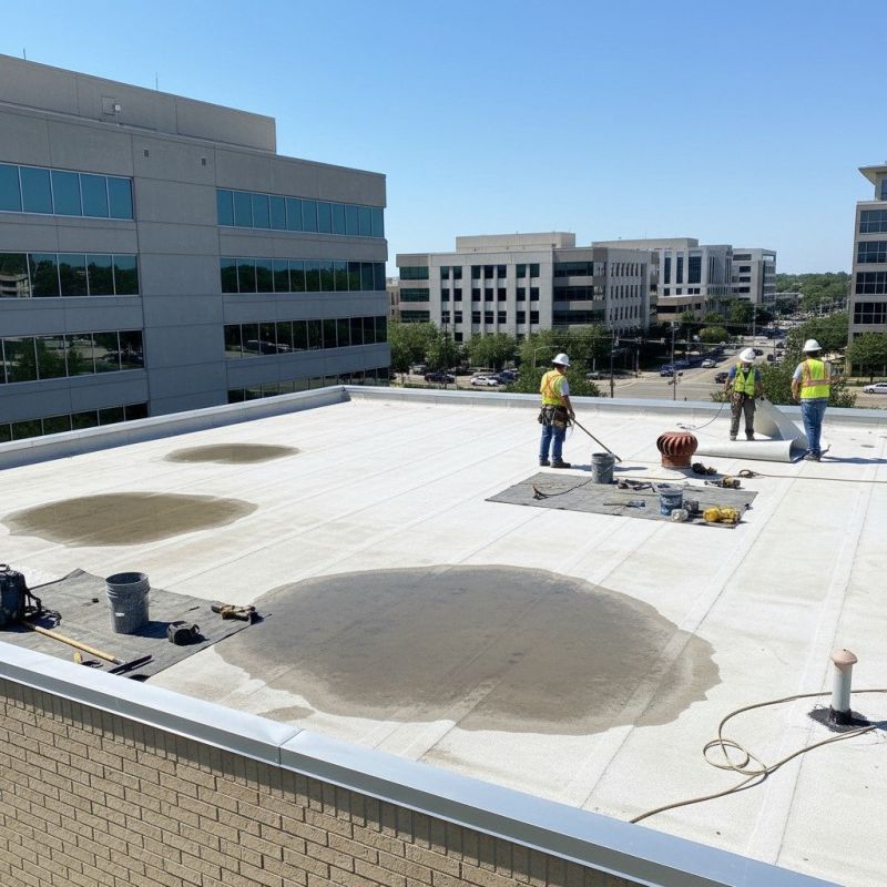 Gravel Roof Repair detail