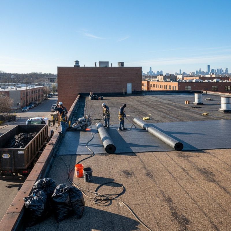 Industrial Roof Replacement detail