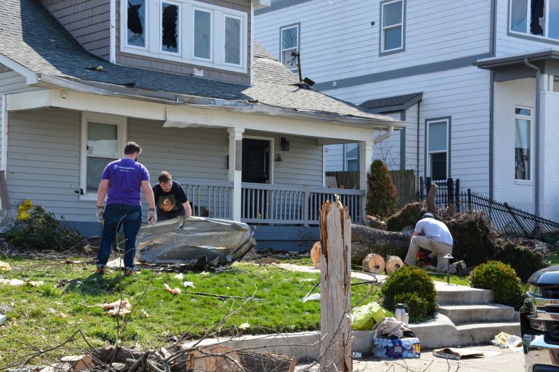 Roof Damage Restoration detail