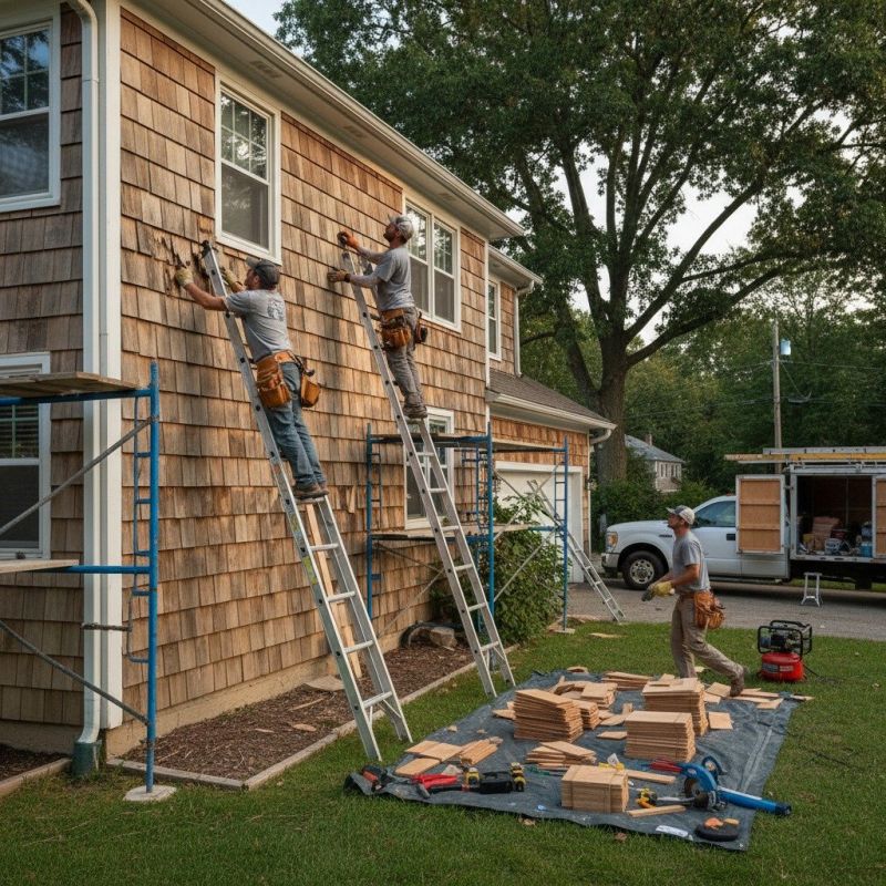Shake Shingle Repair detail