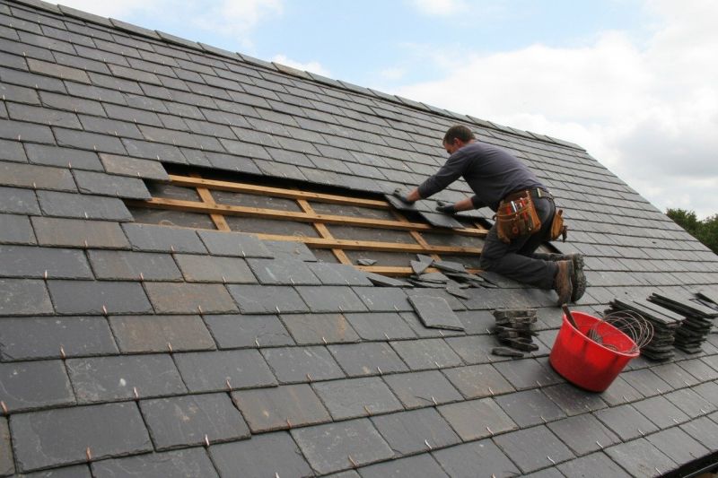 Slate Roof Leak Repair detail
