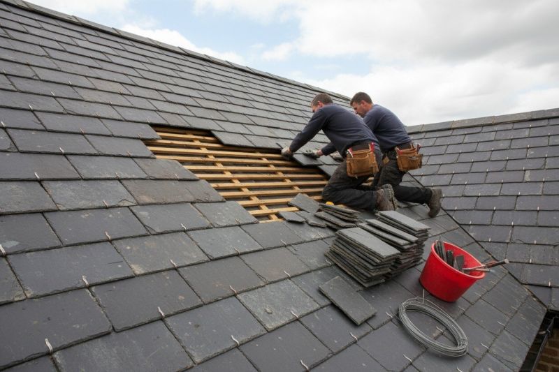 Slate Roof Leak Repair detail