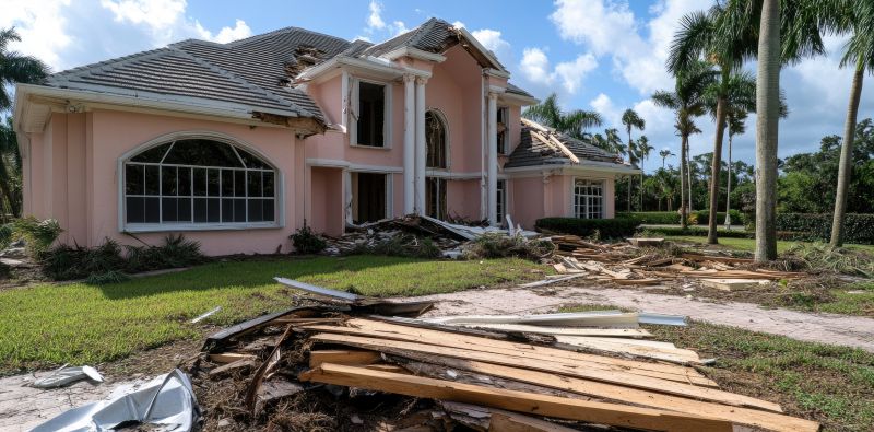 Storm Damage Roof Repair detail